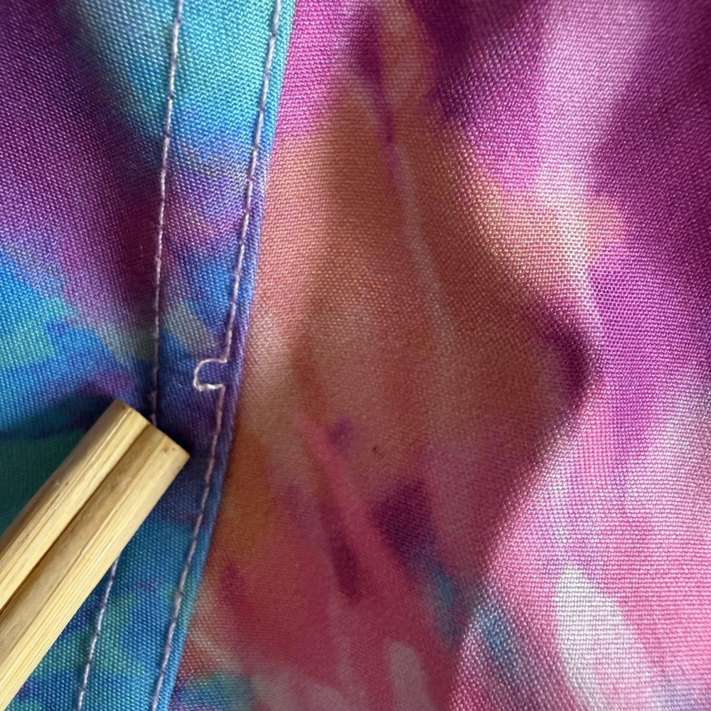 Boardies Swim Trunks Shorts Mens Large Multicolor Tie Dye Lined Surf Flaws Read - Picture 6 of 10